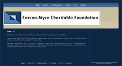Desktop Screenshot of carsonmyre.org